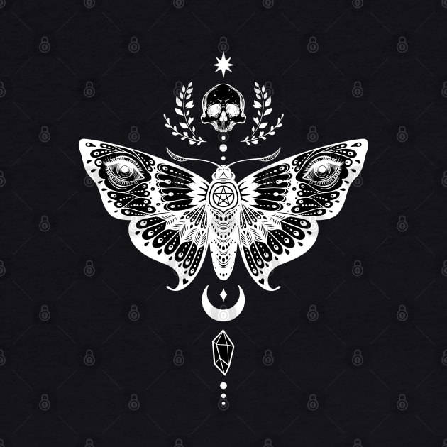 Night moth by OccultOmaStore